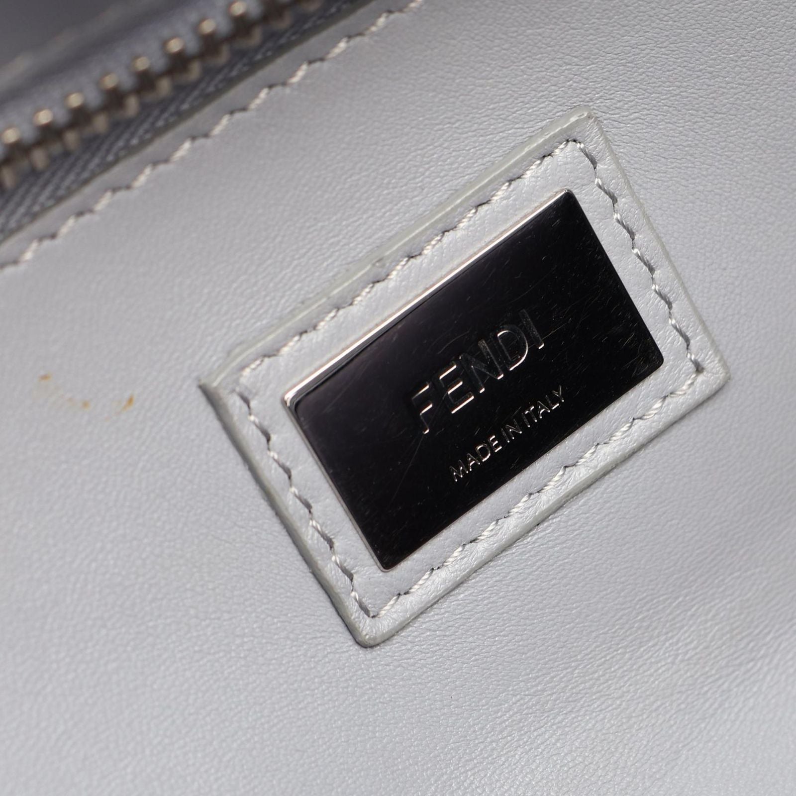 Fendi Handbag Peekaboo Regular 2-Way Navy Leather — view 4