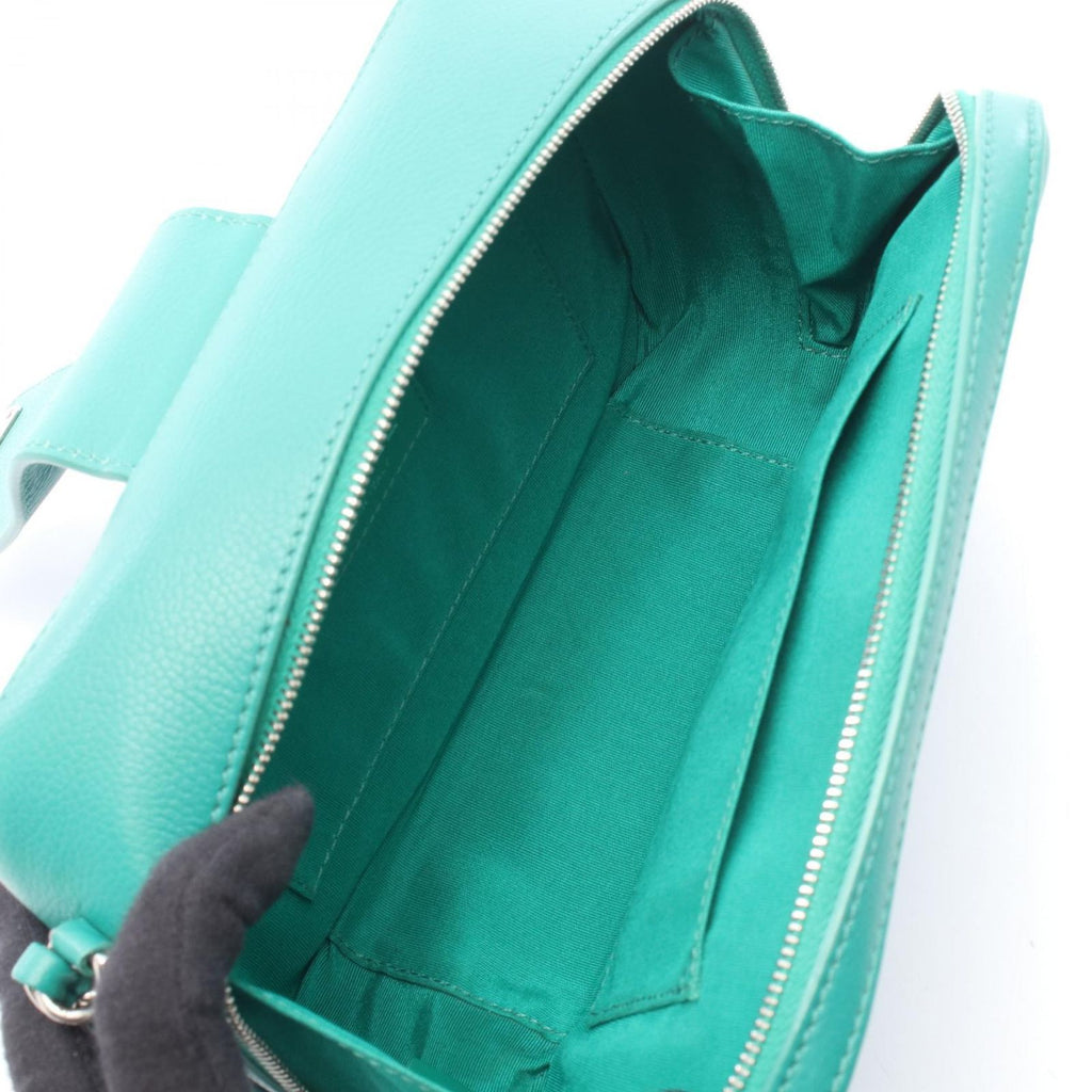 Chanel Shoulder Bag Quilted Half Coco Green Caviar Leather Chain — view 3