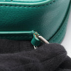 Chanel Shoulder Bag Quilted Half Coco Green Caviar Leather Chain — view 9