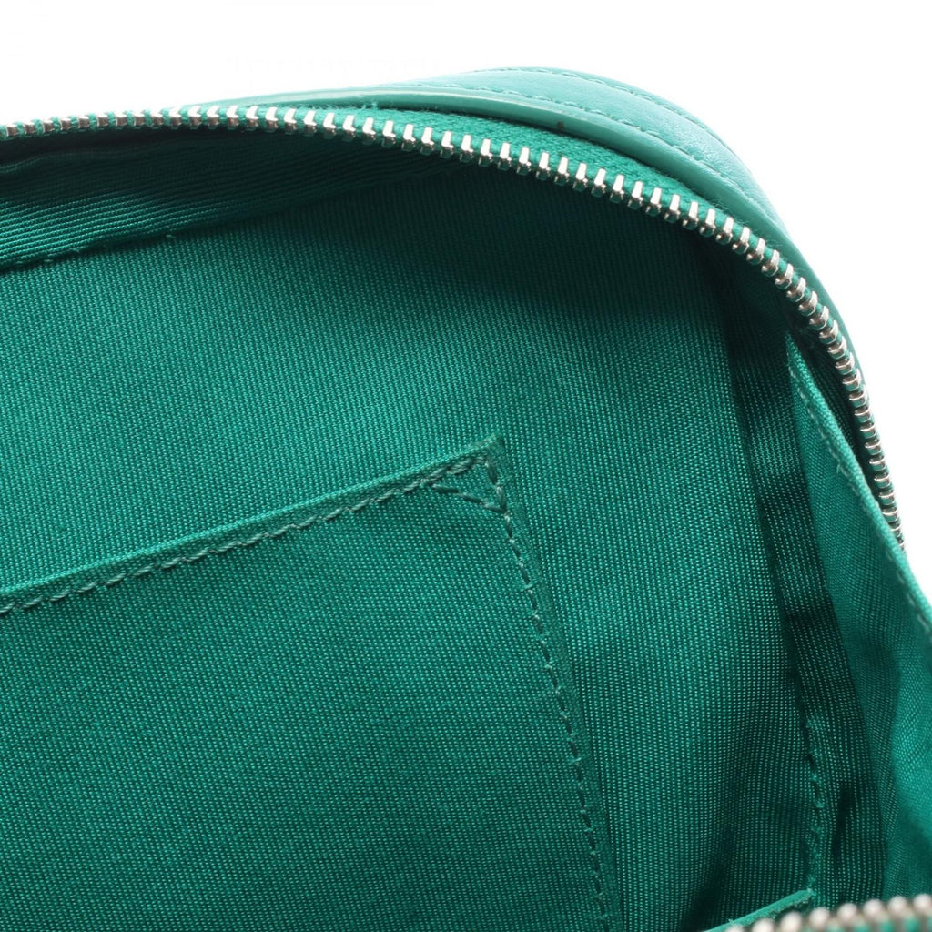 Chanel Shoulder Bag Quilted Half Coco Green Caviar Leather Chain — view 6