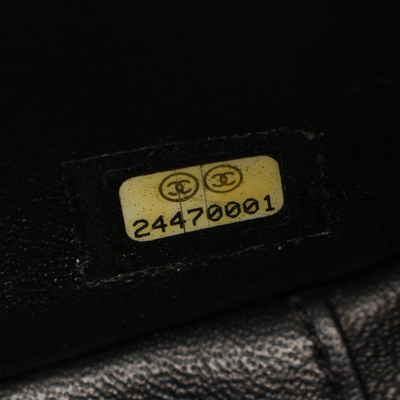Chanel Shoulder Bag Stitch Mini Black Gold Lambskin Chain — view 5