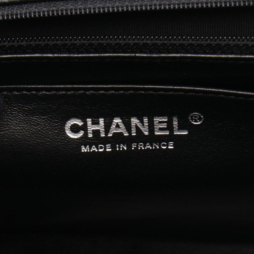 Chanel Shoulder Bag Deca Quilted 30 Single Flap Black Calf Chain — view 4