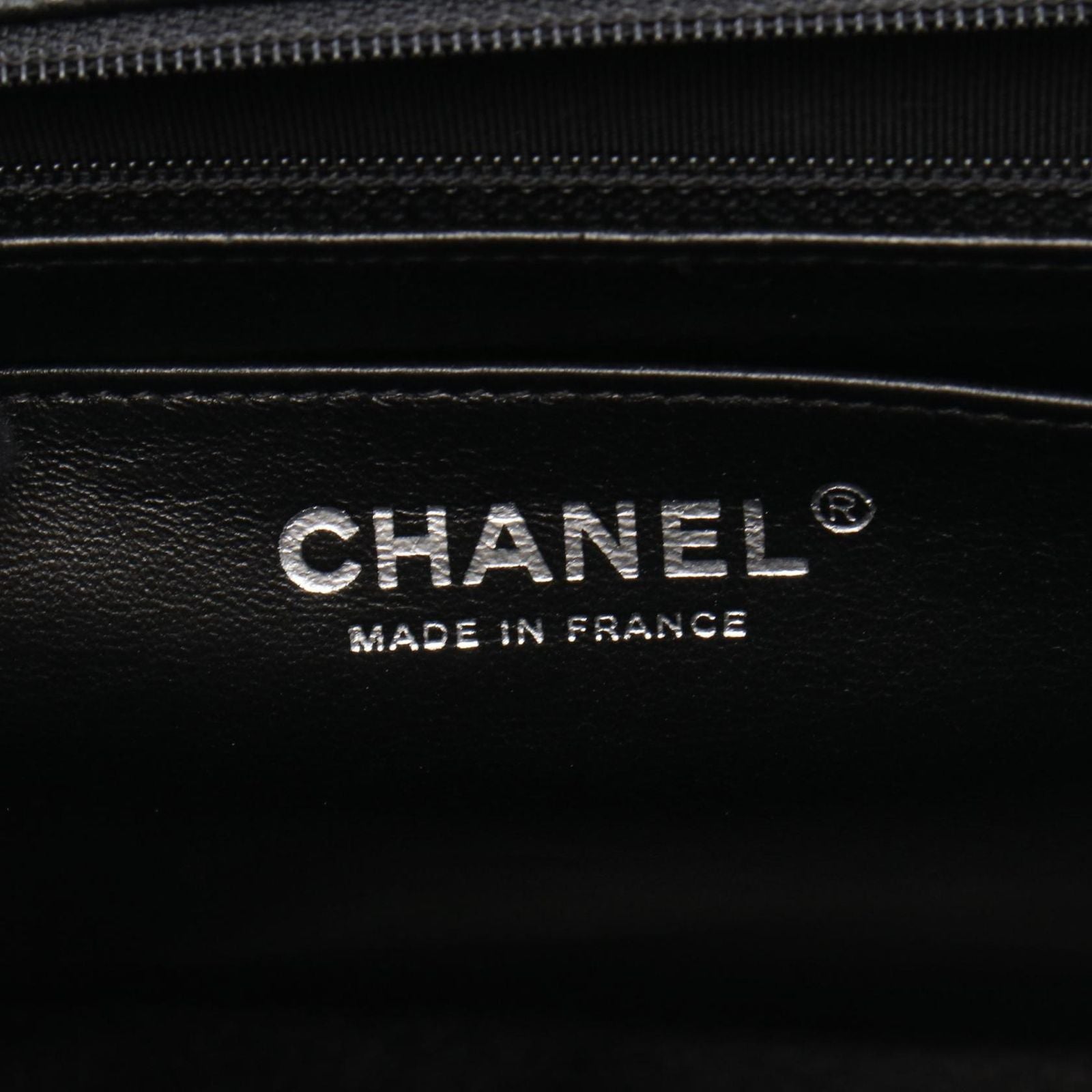 Chanel Shoulder Bag Deca Quilted 30 Single Flap Black Calf Chain — view 4