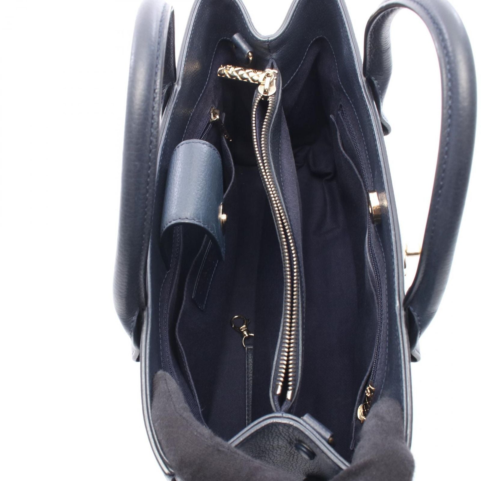 Chanel Tote Neo Executive Navy Leather — view 3
