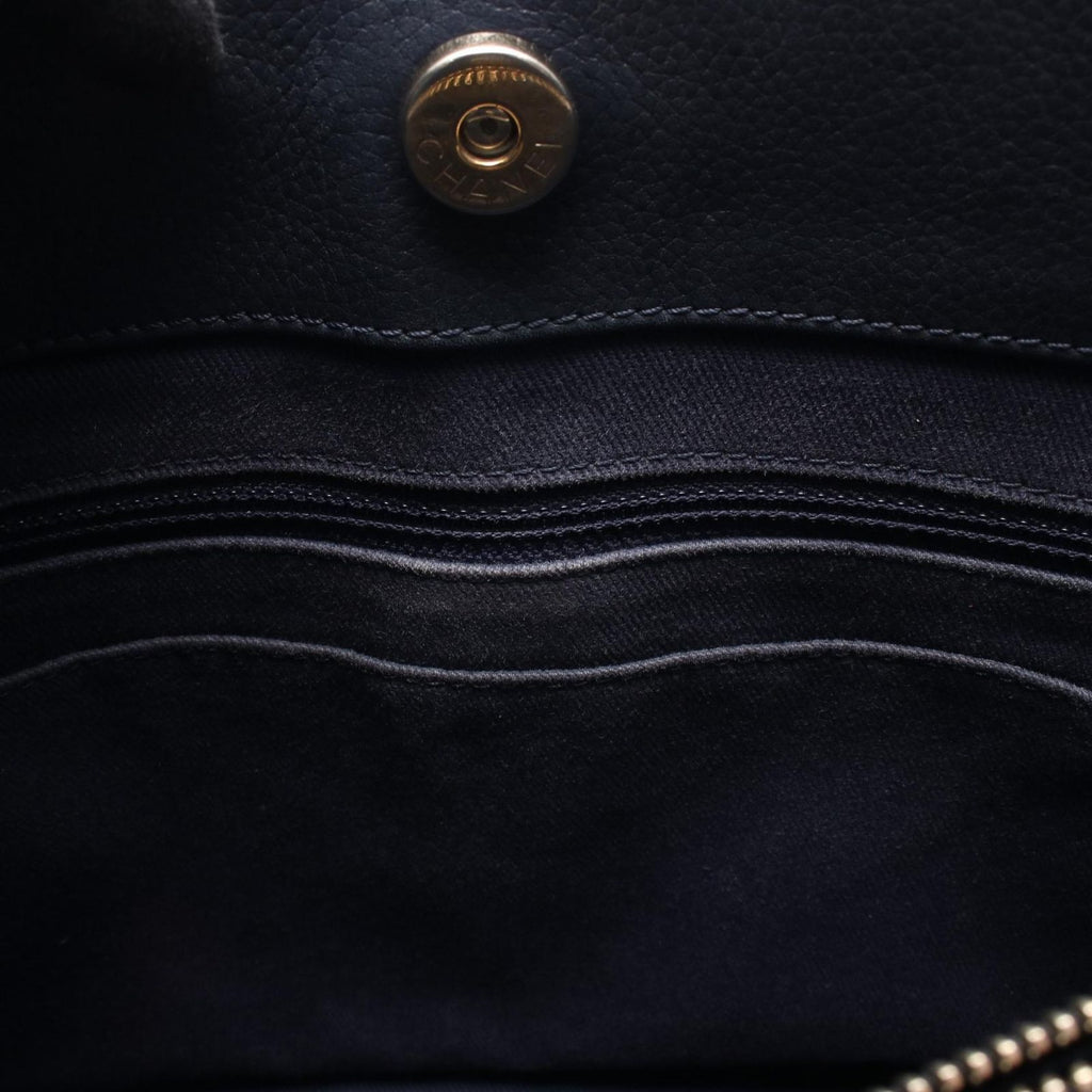 Chanel Tote Neo Executive Navy Leather — view 6