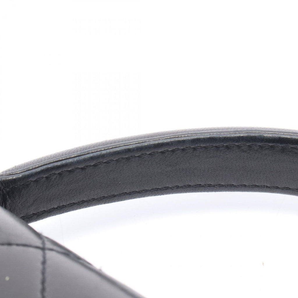 Chanel Handbag Quilted Black Lambskin Top Handle — view 8