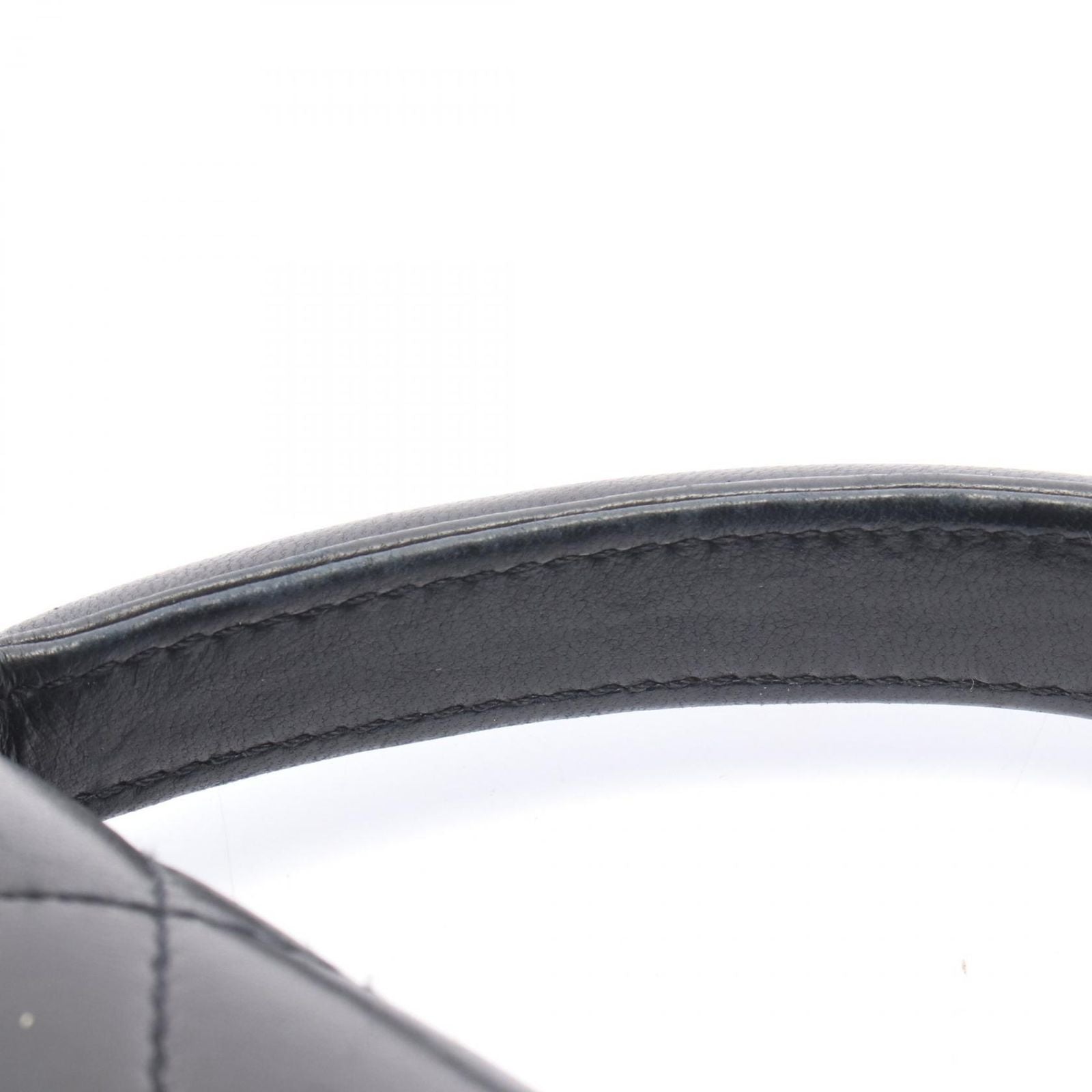 Chanel Handbag Quilted Black Lambskin Top Handle — view 8