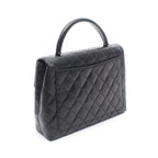 Chanel Handbag Quilted Black Lambskin Top Handle — view 2