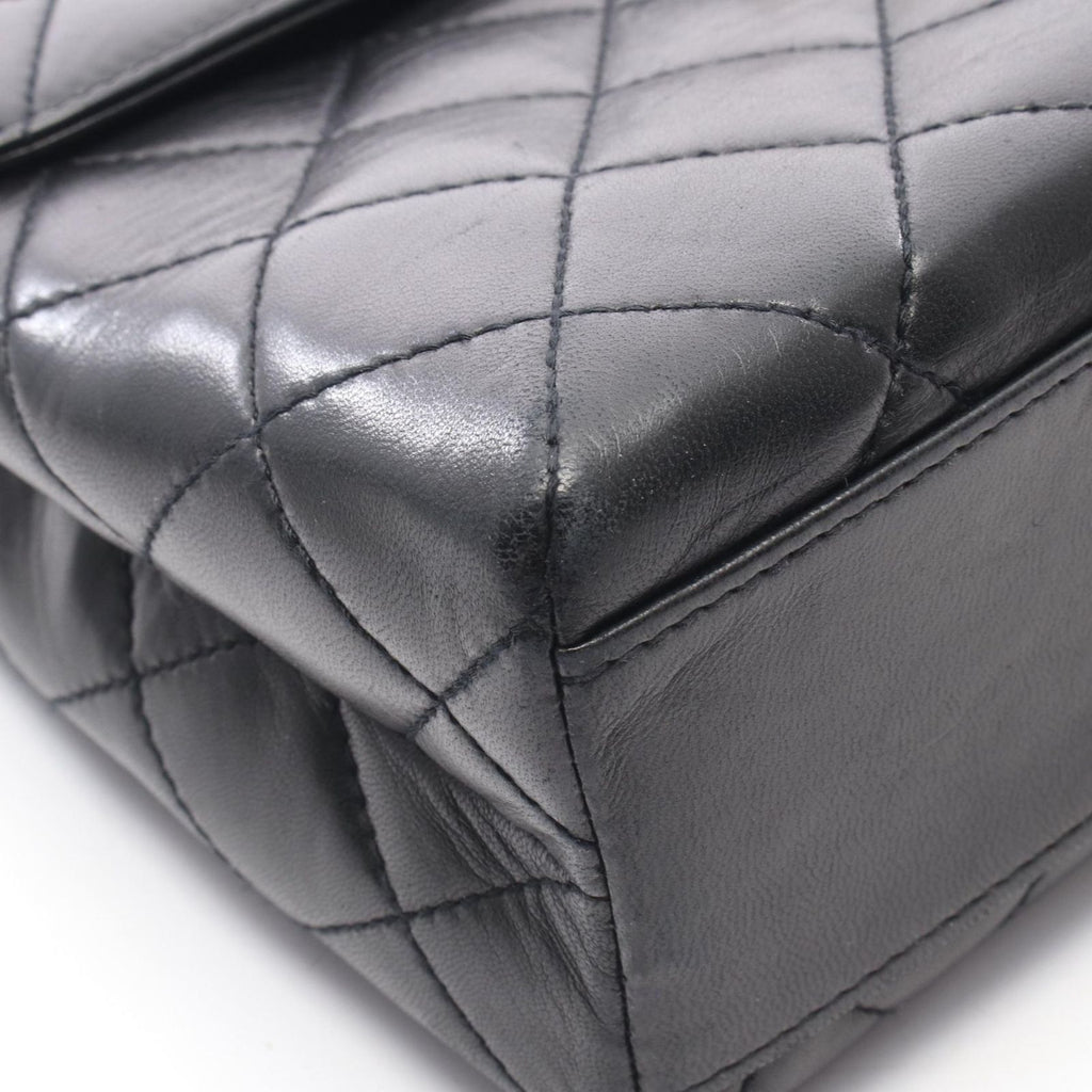 Chanel Handbag Quilted Black Lambskin Top Handle — view 7