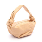 Bottega Veneta Handbag Double Knot Top Handle Beige Leather Mini — view 2
