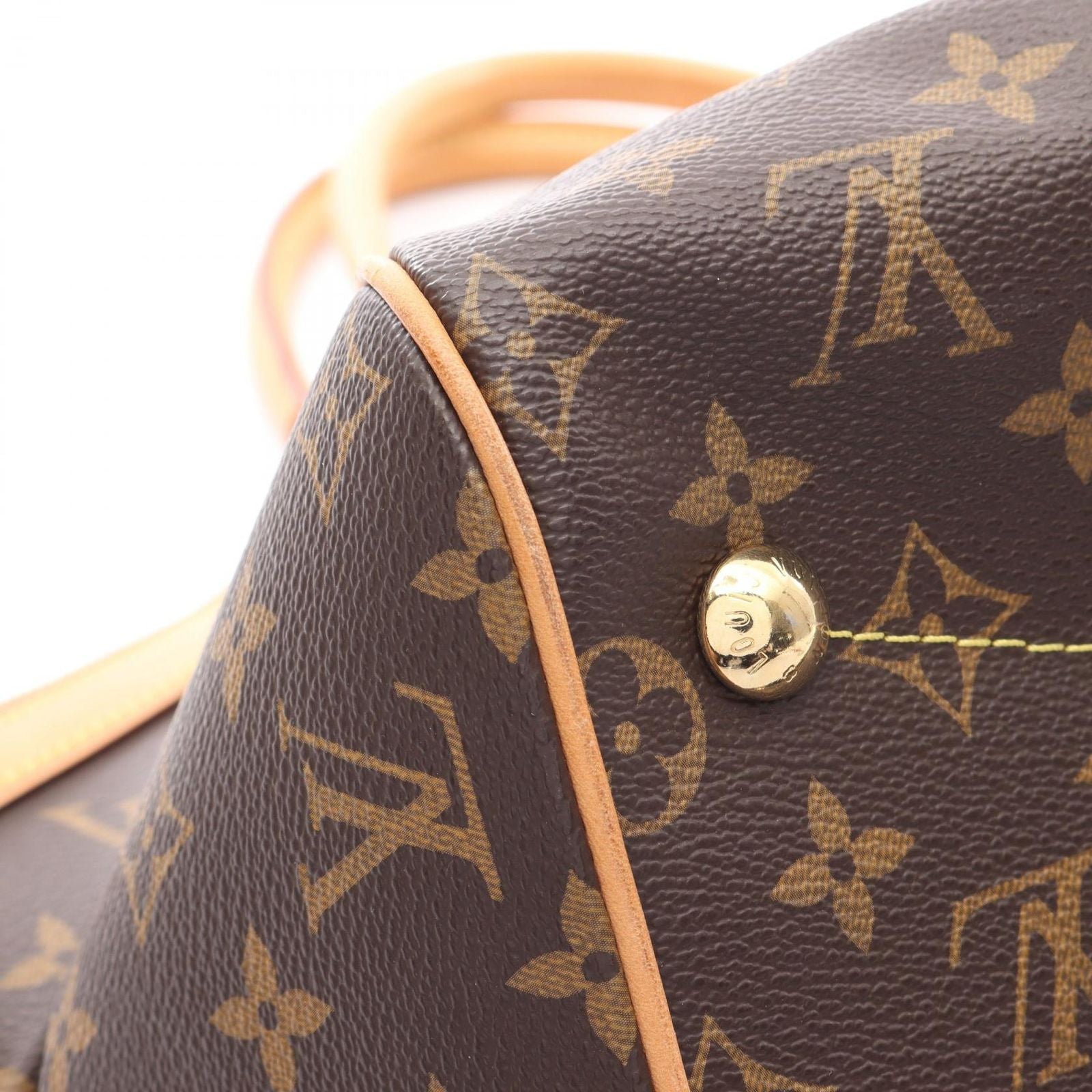 Louis Vuitton Handbag Tivoli GM Canvas Leather — view 9