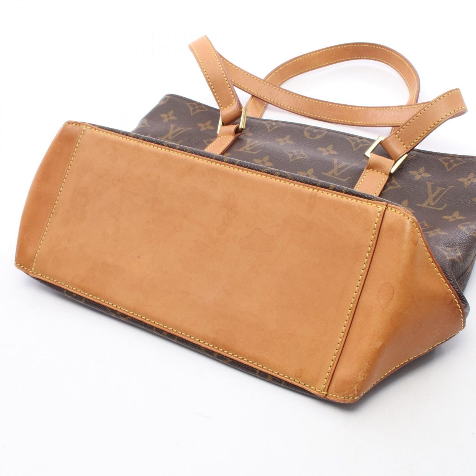 Louis Vuitton Shoulder Bag Cabas Piano Canvas Leather — view 7