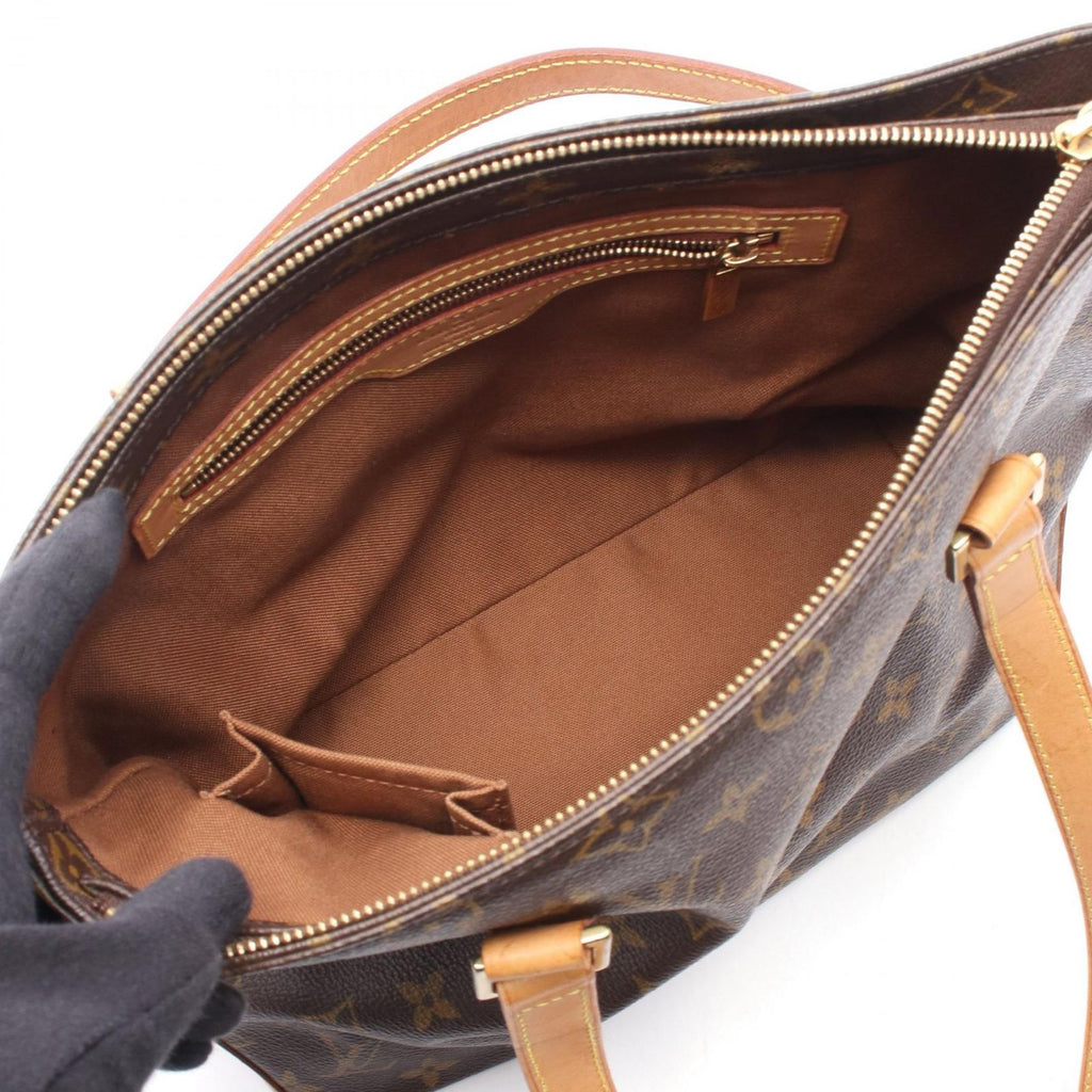 Louis Vuitton Shoulder Bag Cabas Piano Canvas Leather — view 3