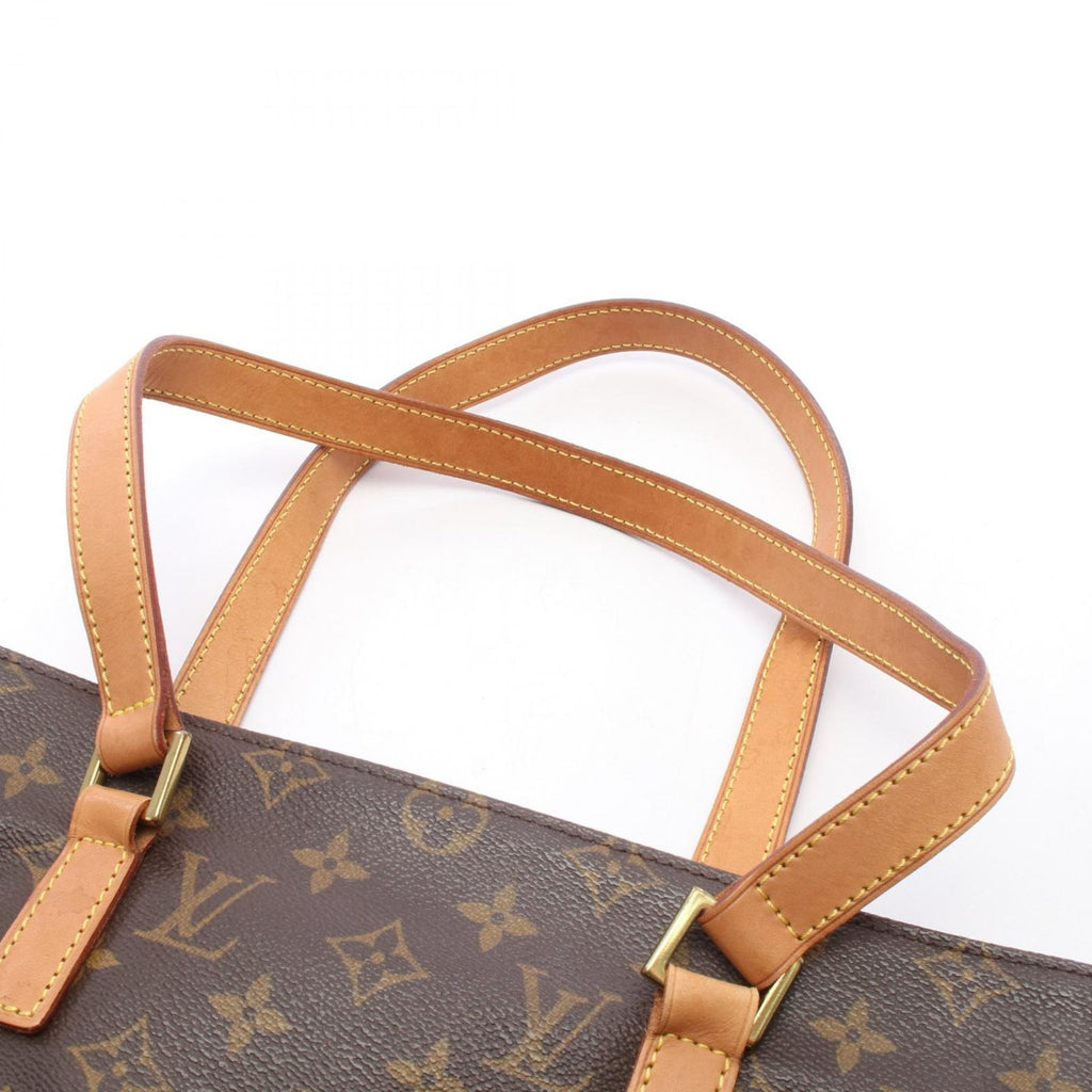 Louis Vuitton Shoulder Bag Cabas Piano Canvas Leather — view 6