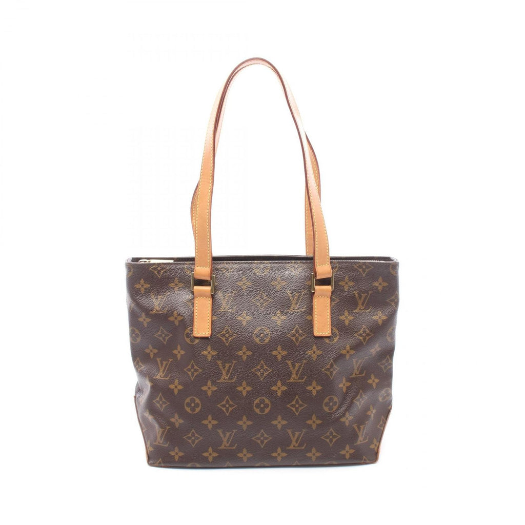 Louis Vuitton Shoulder Bag Cabas Piano Canvas Leather