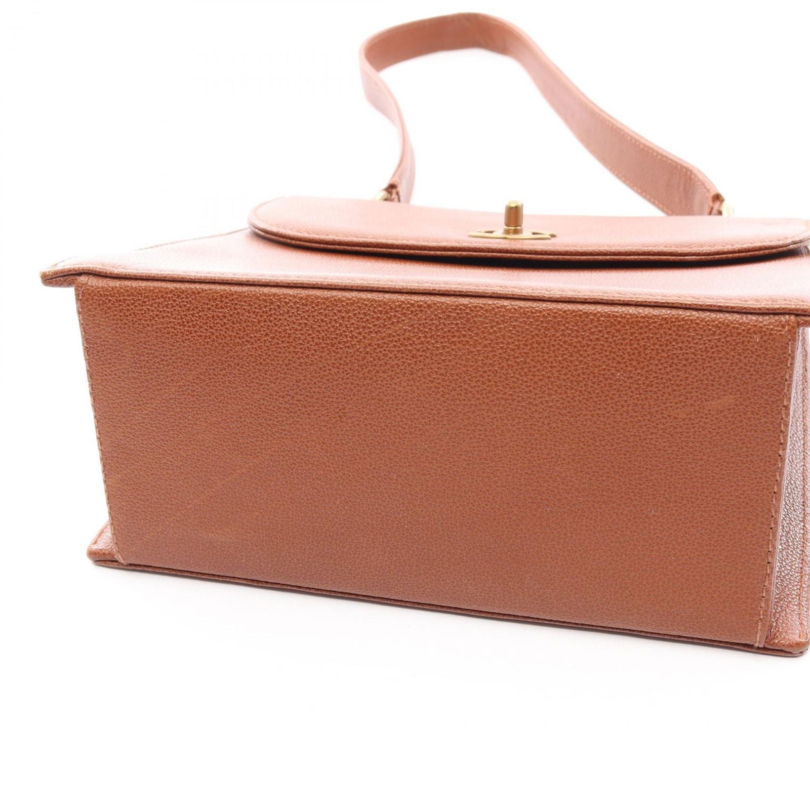 Chanel Shoulder Bag Brown Calf — view 8