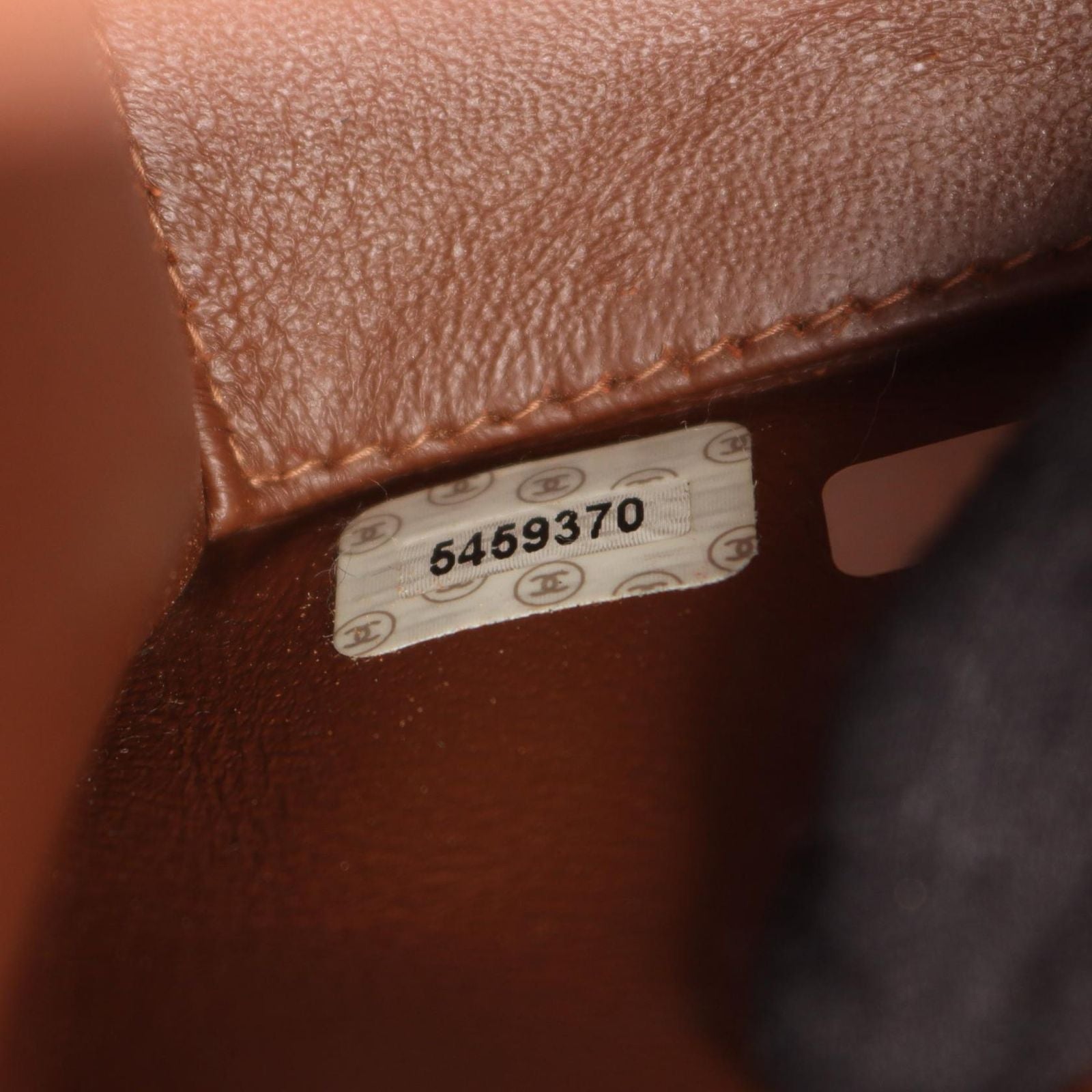 Chanel Shoulder Bag Brown Calf — view 5