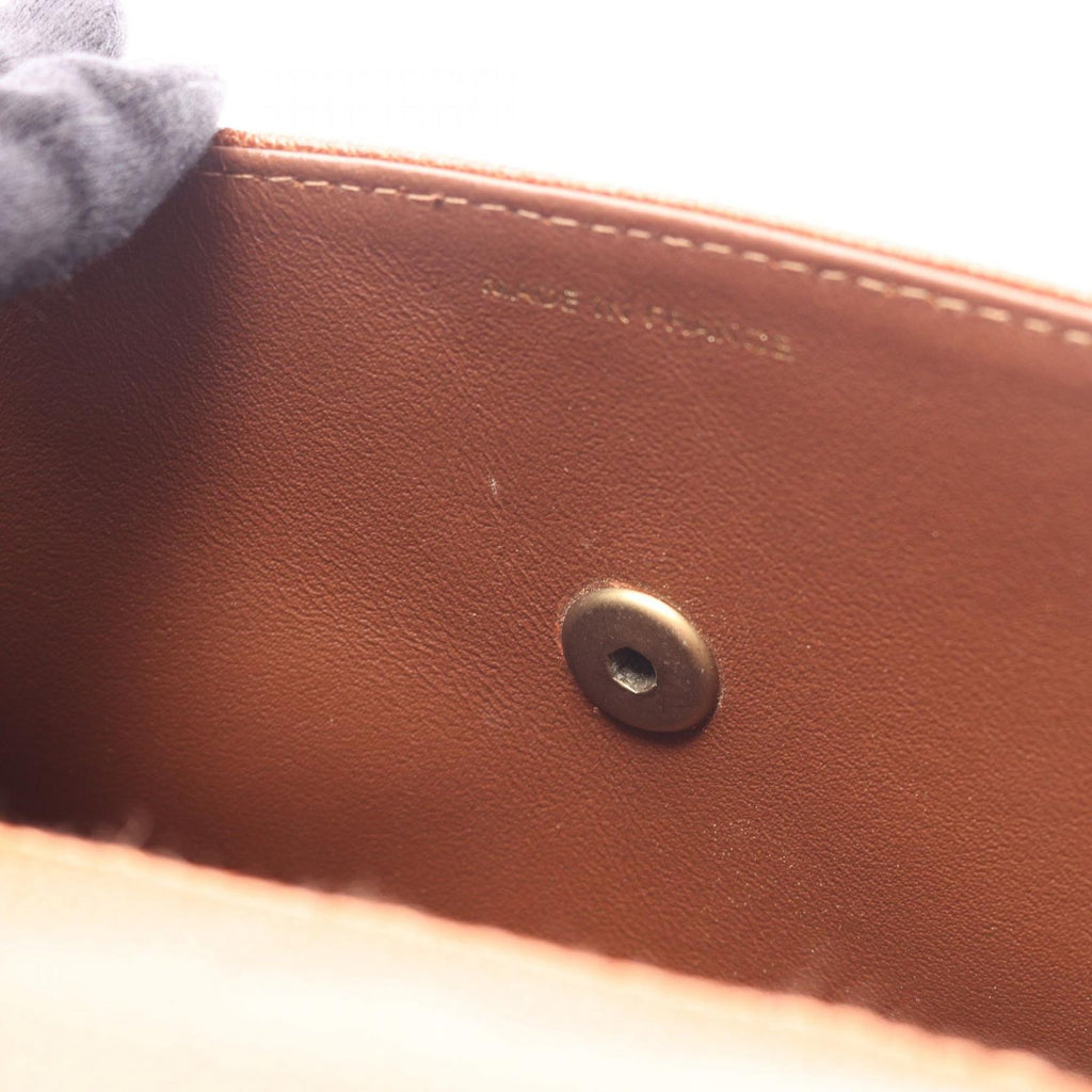 Chanel Shoulder Bag Brown Calf — view 6