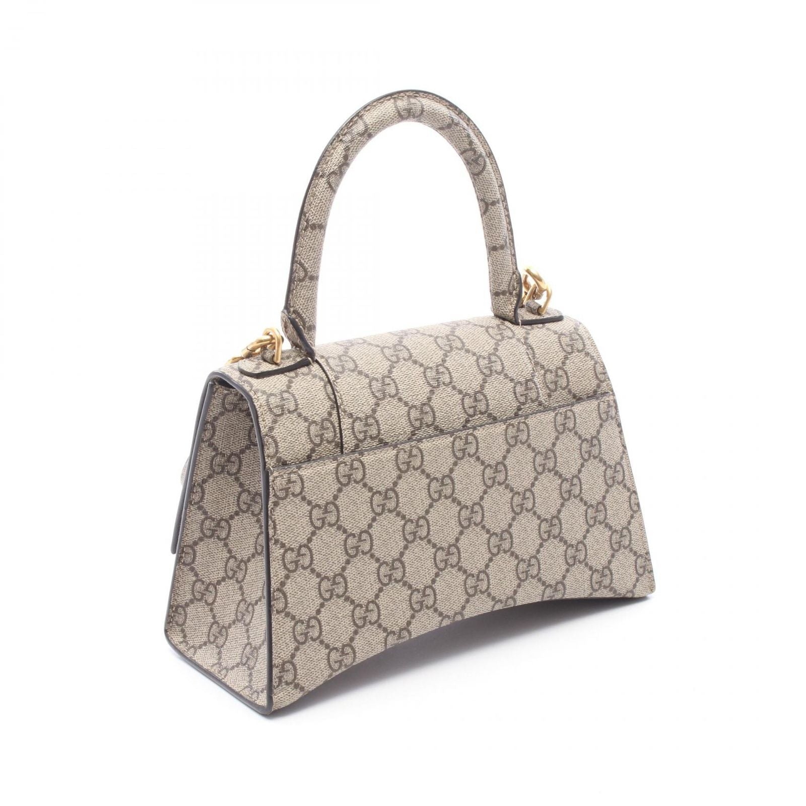 Gucci Handbag Hacker Project Flora Hourglass 2-Way Beige Canvas Small — view 2