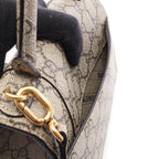 Gucci Handbag Hacker Project Flora Hourglass 2-Way Beige Canvas Small — view 6