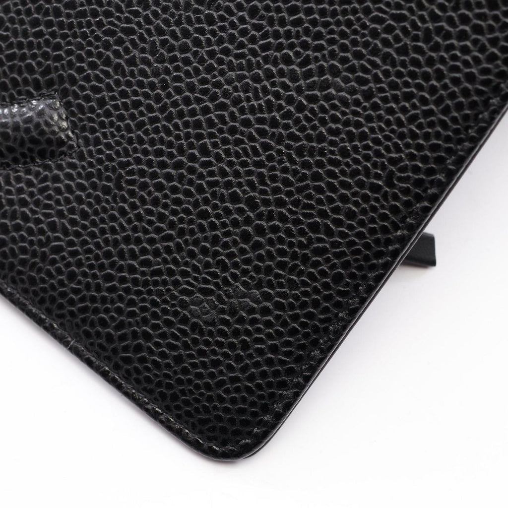Chanel Shoulder Bag CC Logo Black Calf CC Chain Wallet — view 6
