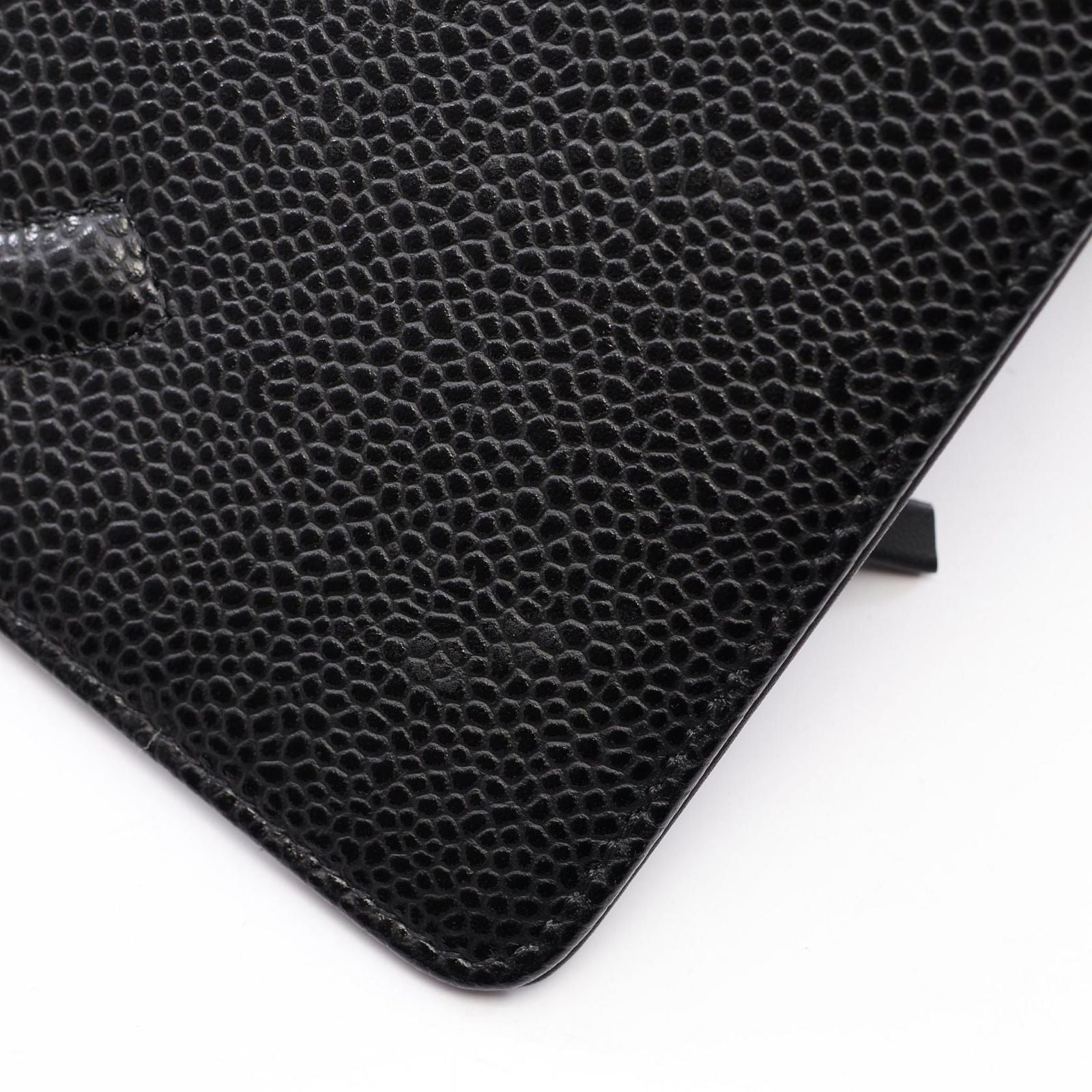 Chanel Shoulder Bag CC Logo Black Calf CC Chain Wallet — view 6