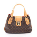 Louis Vuitton Handbag Greet Canvas Leather