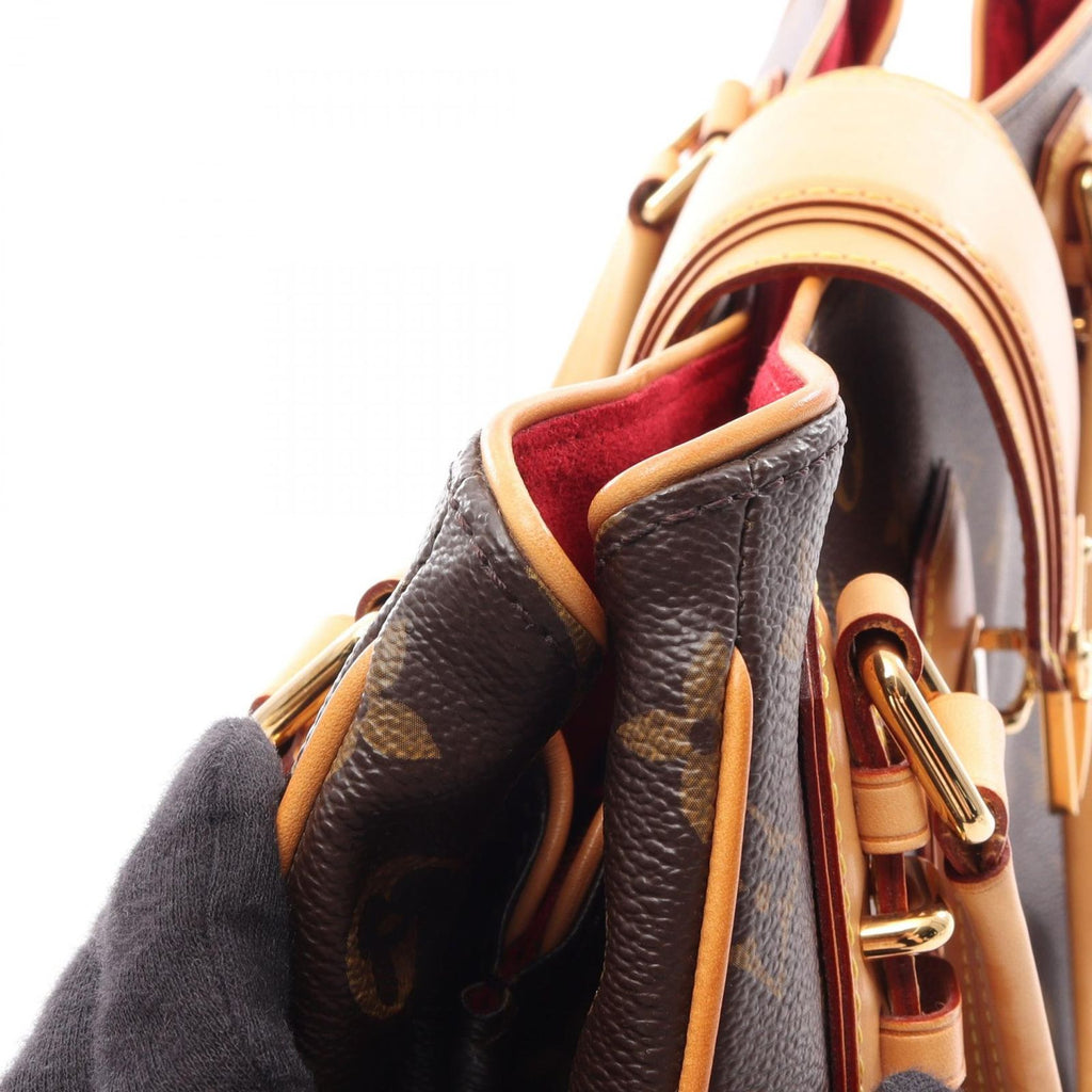 Louis Vuitton Handbag Greet Canvas Leather — view 7