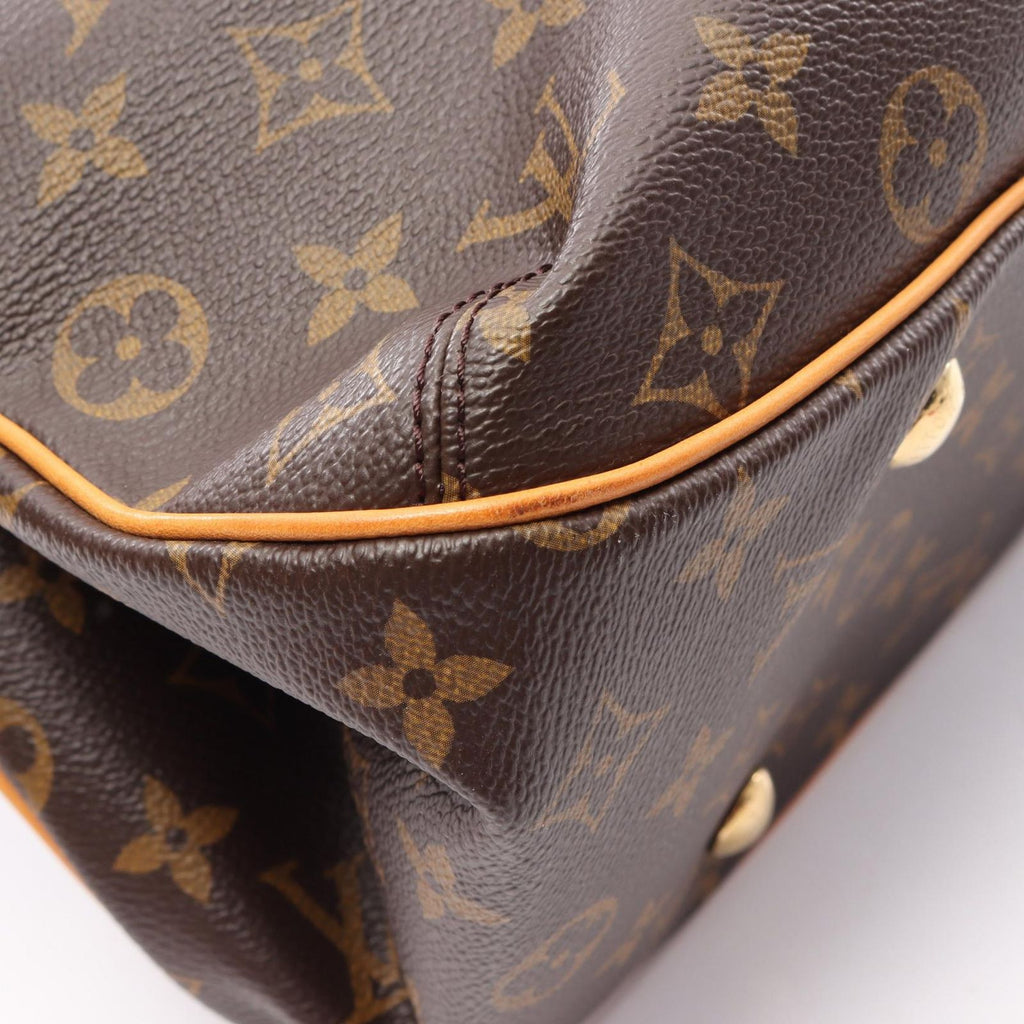 Louis Vuitton Handbag Greet Canvas Leather — view 8