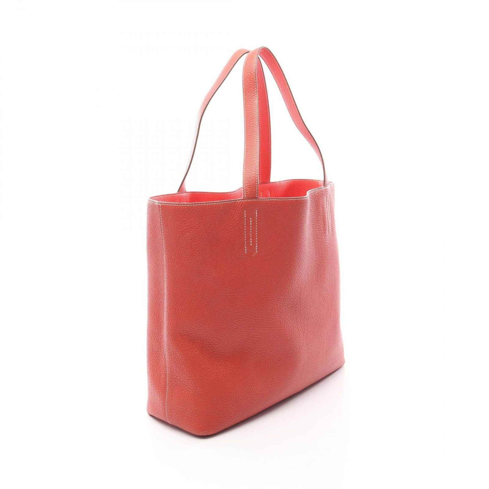 Hermes Tote Double Sens 45 Bougainvillea le Juduse Leather — view 2