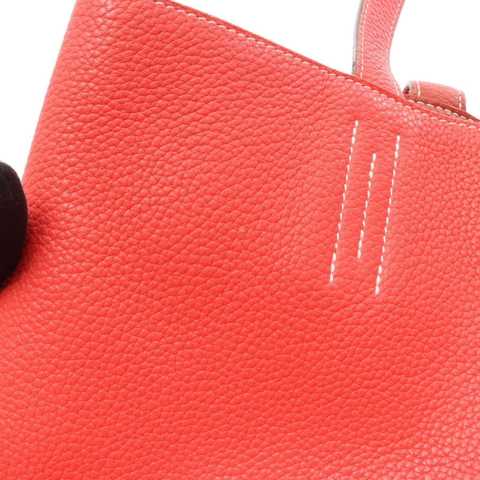 Hermes Tote Double Sens 45 Bougainvillea le Juduse Leather — view 7