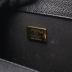 Chanel Shoulder Bag Boy Black Caviar Leather Boy Chain — view 5