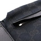 Gucci Waist Bag GG Canvas Black — view 7