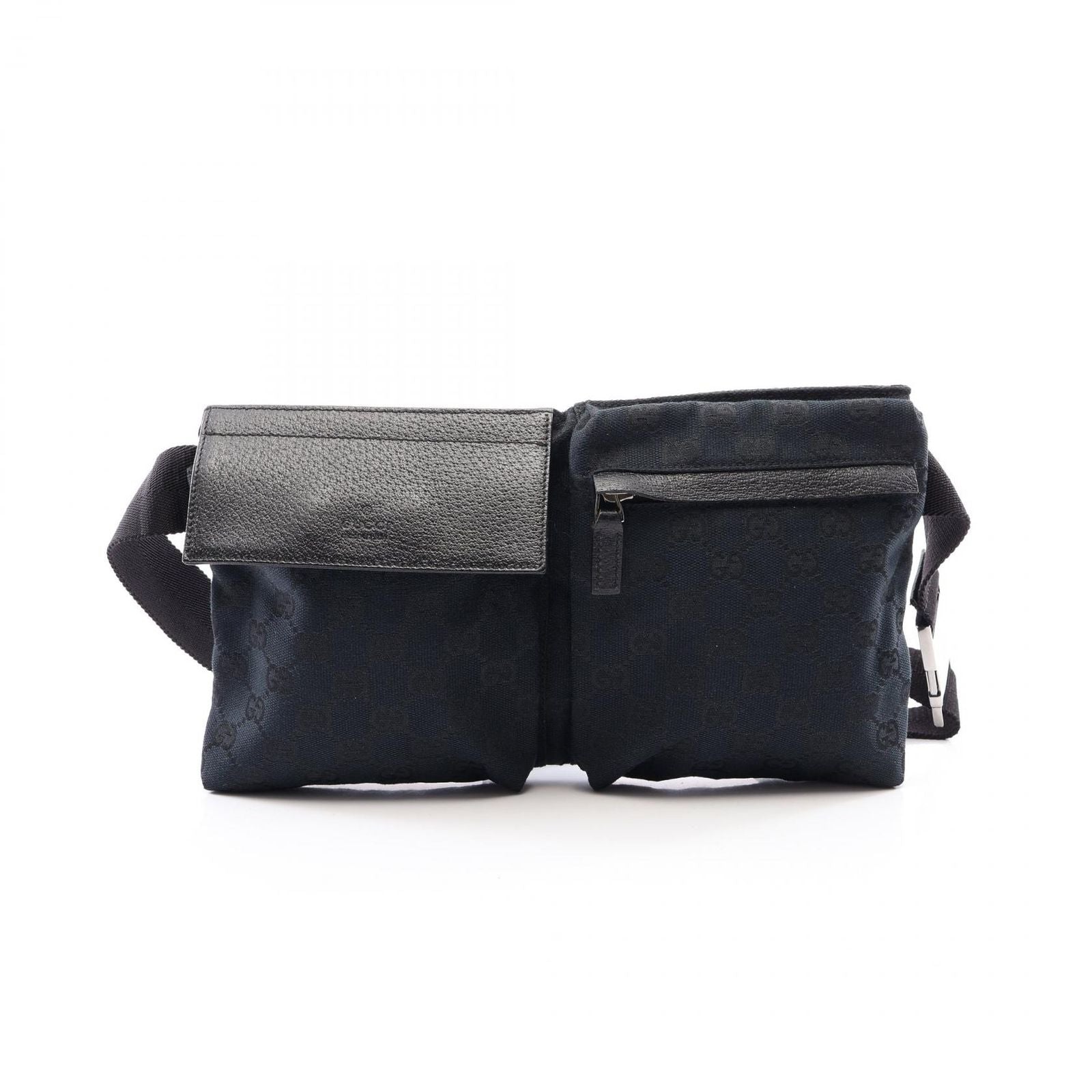 Gucci Waist Bag GG Canvas Black