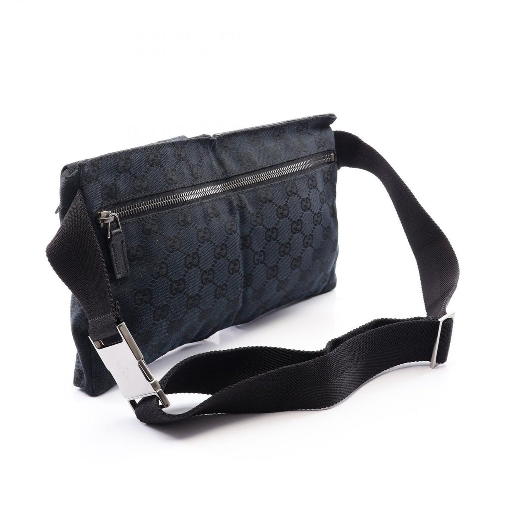 Gucci Waist Bag GG Canvas Black — view 2