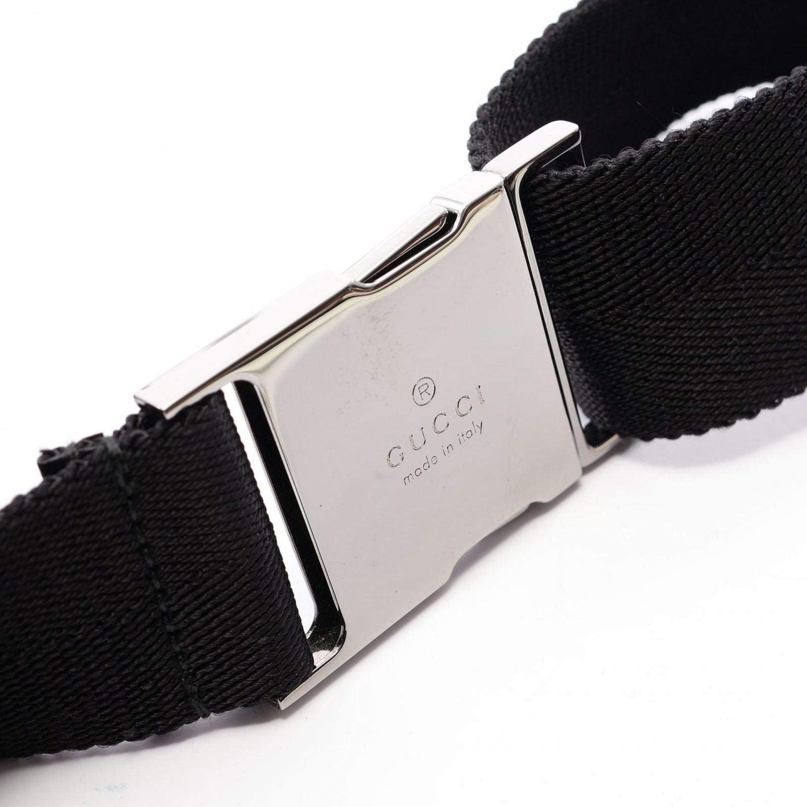 Gucci Waist Bag GG Canvas Black — view 7
