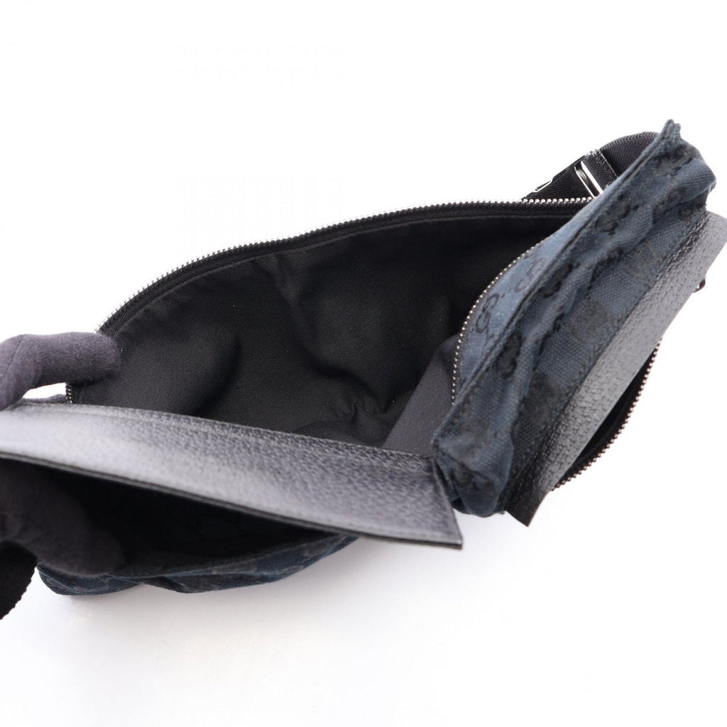 Gucci Waist Bag GG Canvas Black — view 3