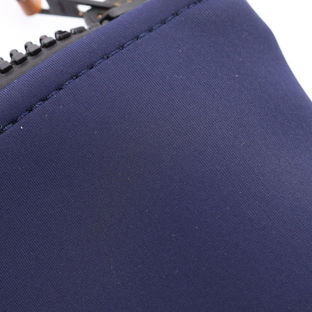 Hermes Pouch Neobain 01 Blue Marine Polyamide Trousse Flat — view 5
