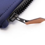 Hermes Pouch Neobain 01 Blue Marine Polyamide Trousse Flat — view 7