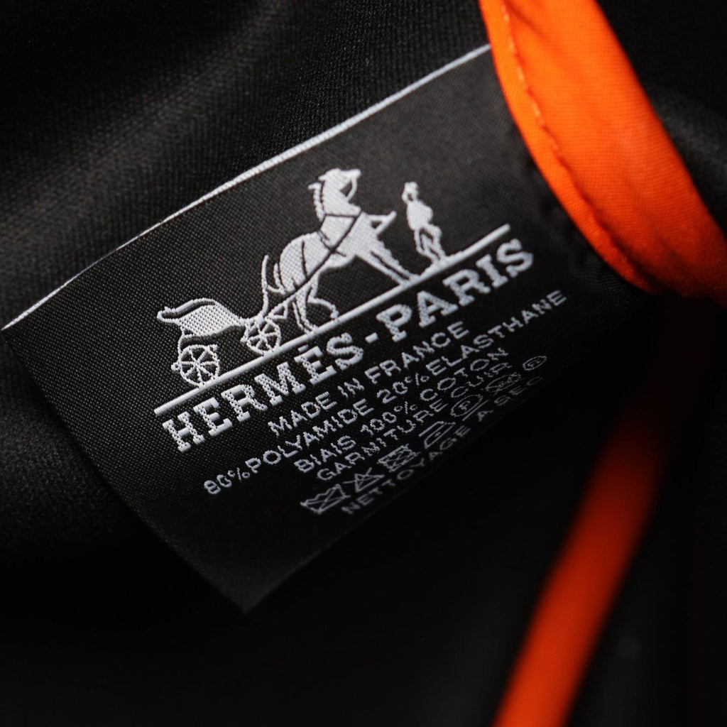 Hermes Pouch Neobain 01 Blue Marine Polyamide Trousse Flat — view 4