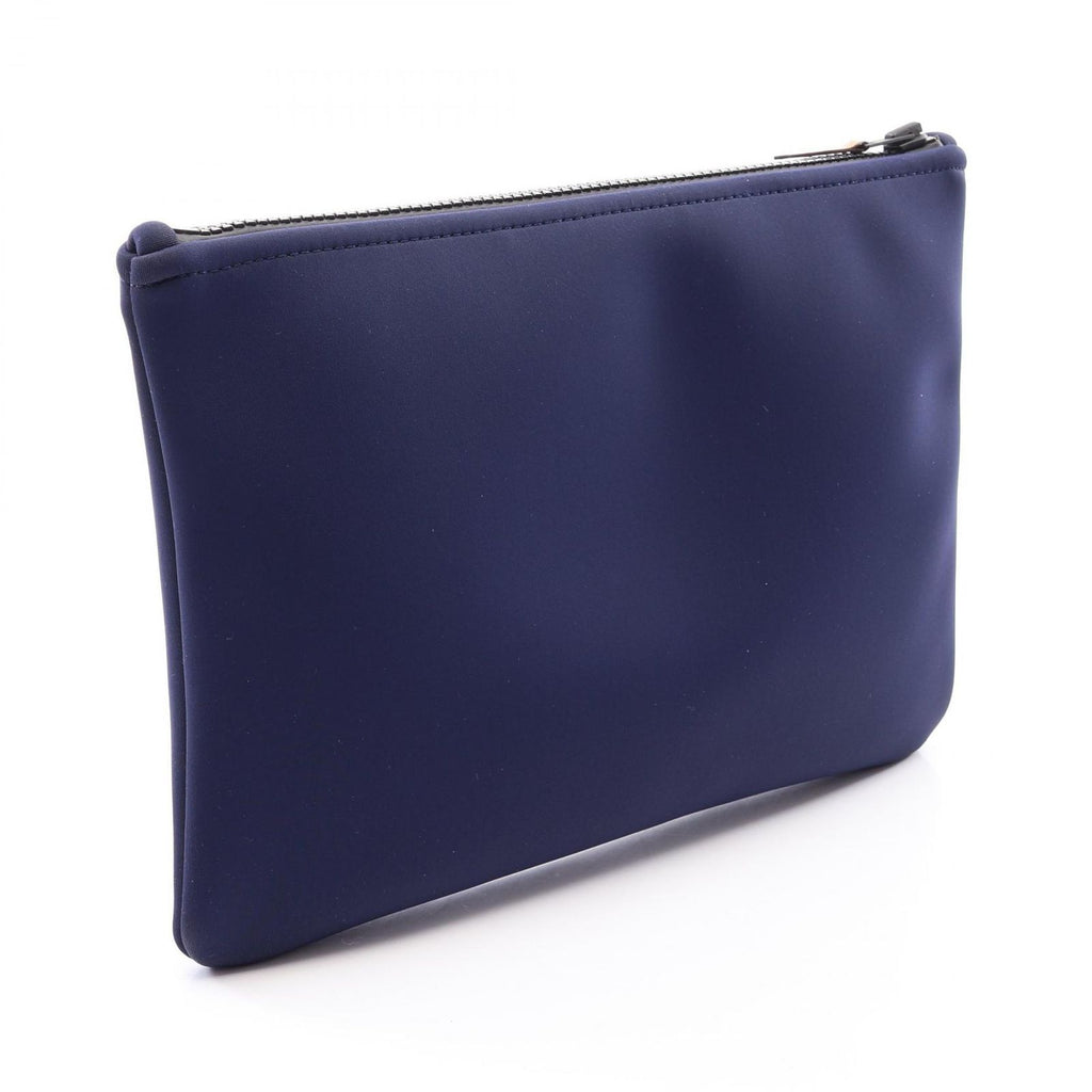 Hermes Pouch Neobain 01 Blue Marine Polyamide Trousse Flat — view 2
