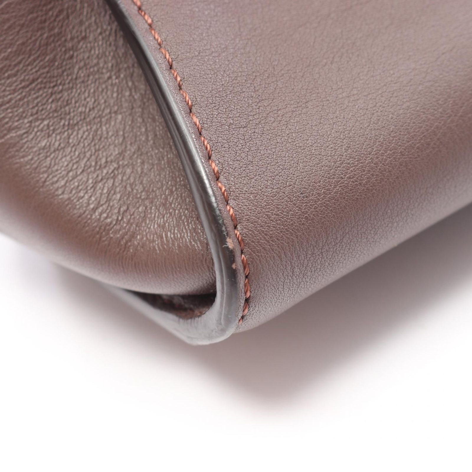 Fendi Handbag Peekaboo Regular Dark Brown Leather — view 6