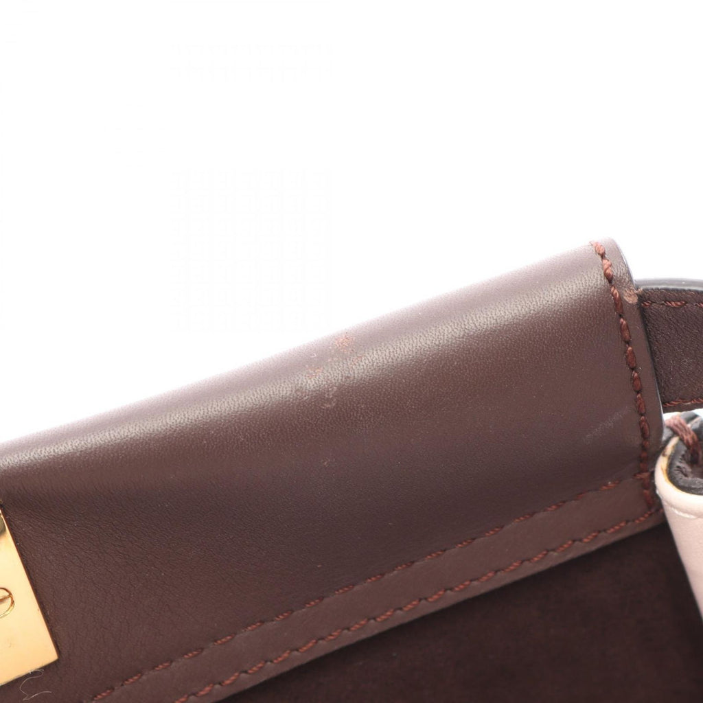 Fendi Handbag Peekaboo Regular Dark Brown Leather — view 5