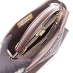 Fendi Handbag Peekaboo Regular Dark Brown Leather — view 3