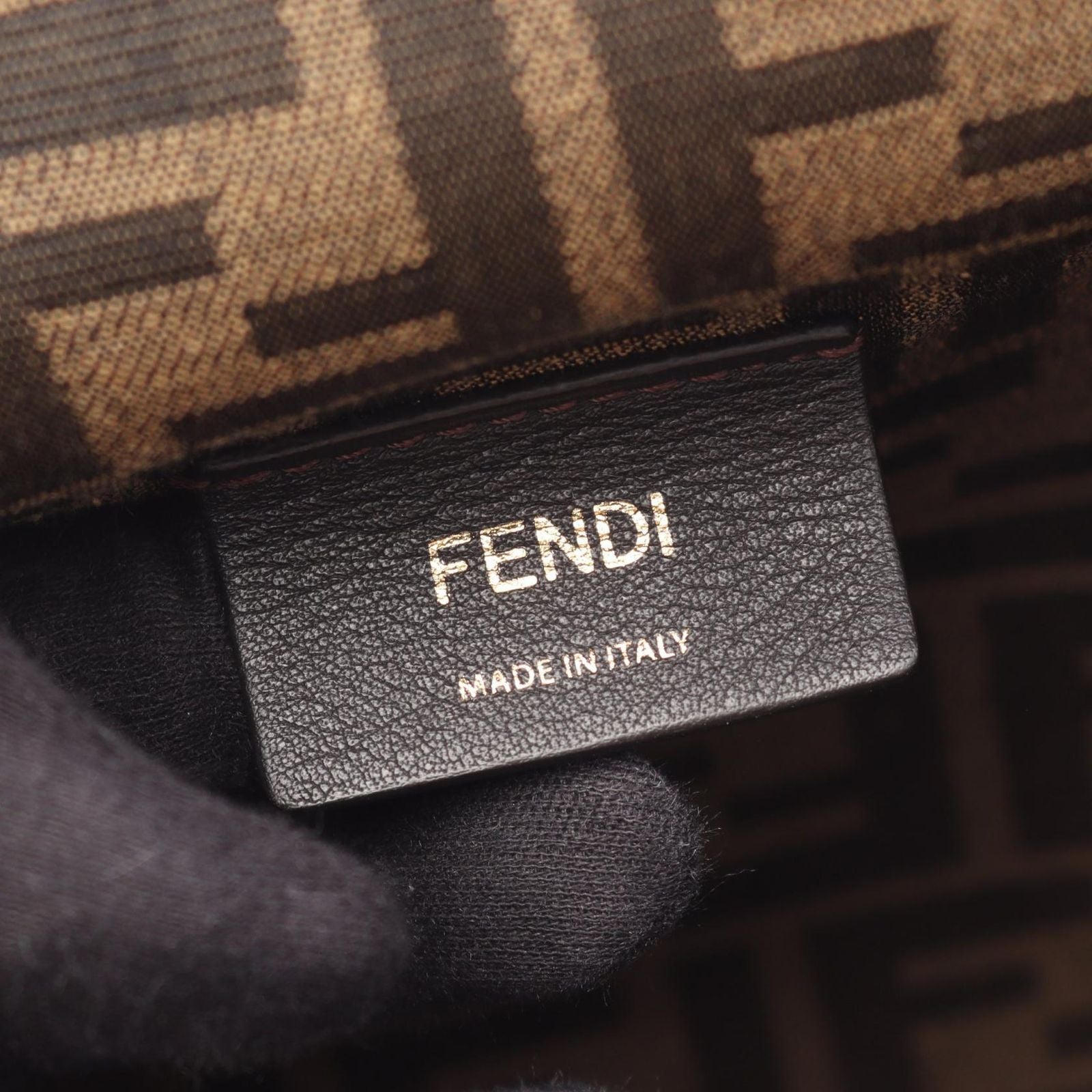 Fendi Clutch First Black Leather — view 4