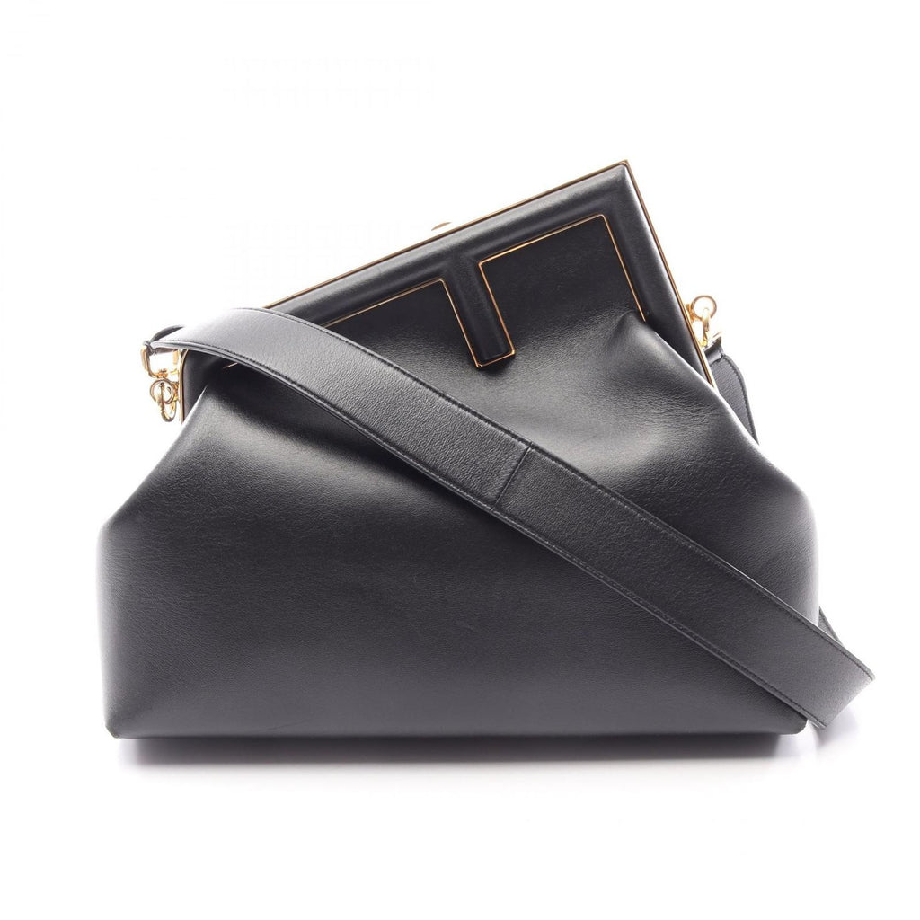 Fendi Clutch First Black Leather