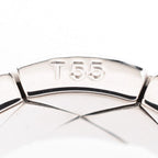 Chanel Ring Quilted White Gold