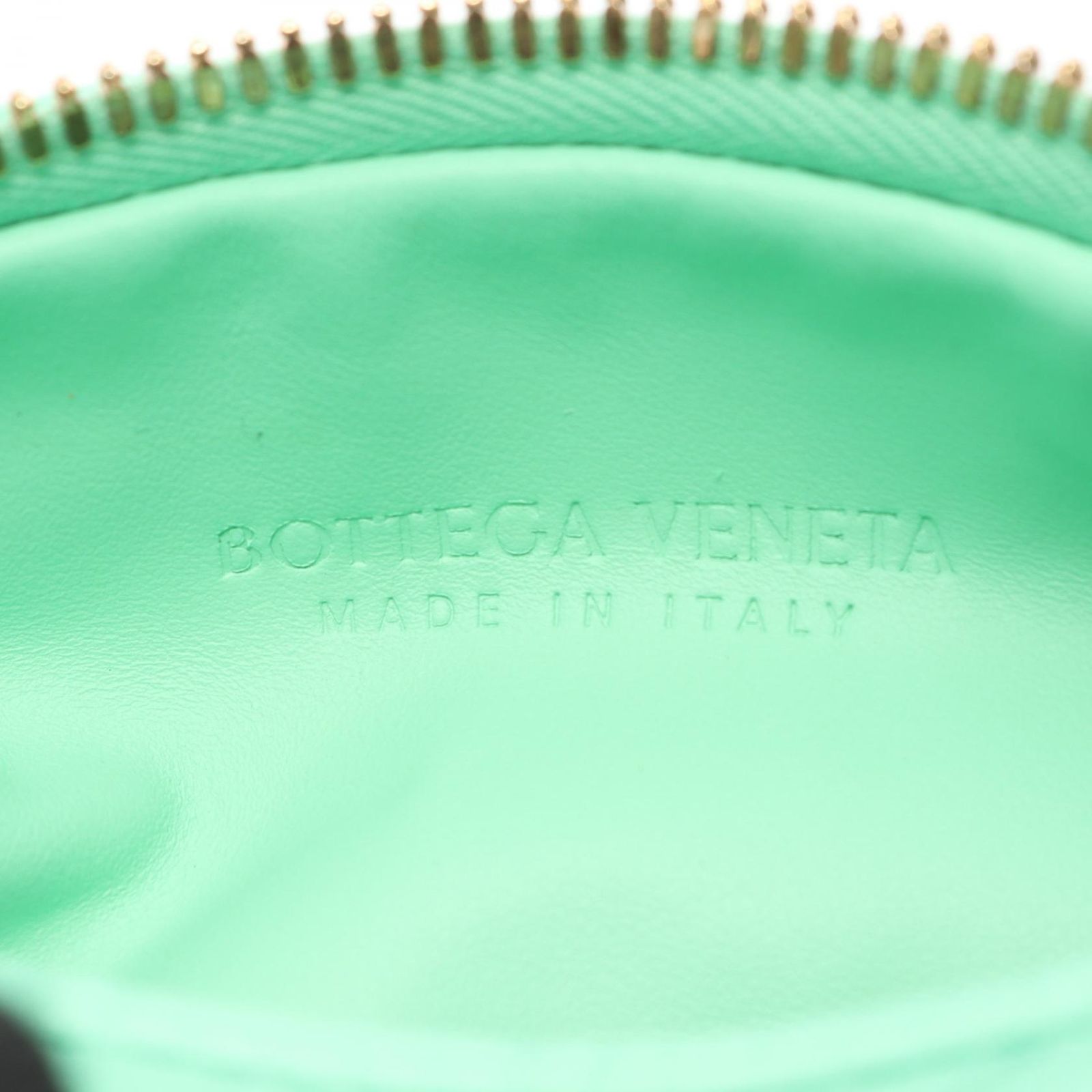 Bottega Veneta Handbag Mini Jodie Light Green Leather Intrecciato — view 4