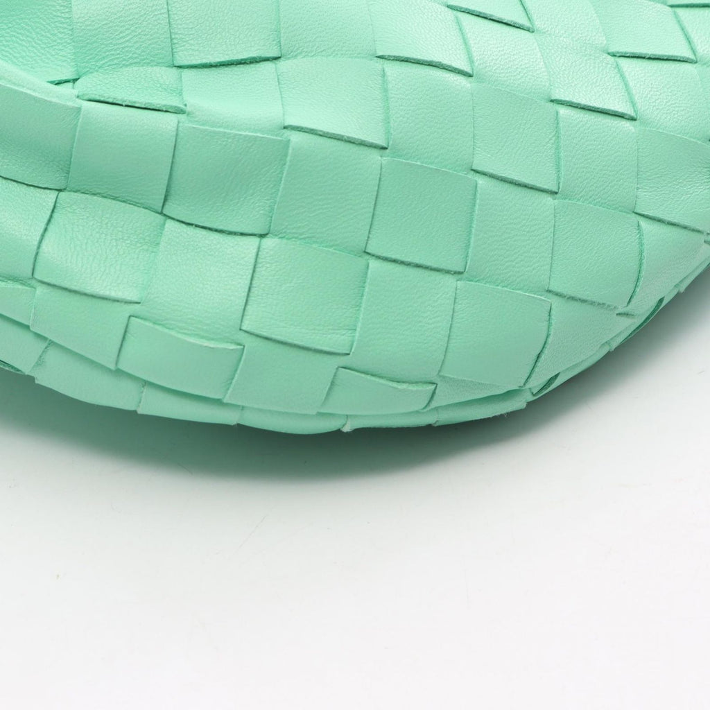 Bottega Veneta Handbag Mini Jodie Light Green Leather Intrecciato — view 5