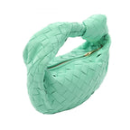 Bottega Veneta Handbag Mini Jodie Light Green Leather Intrecciato — view 2